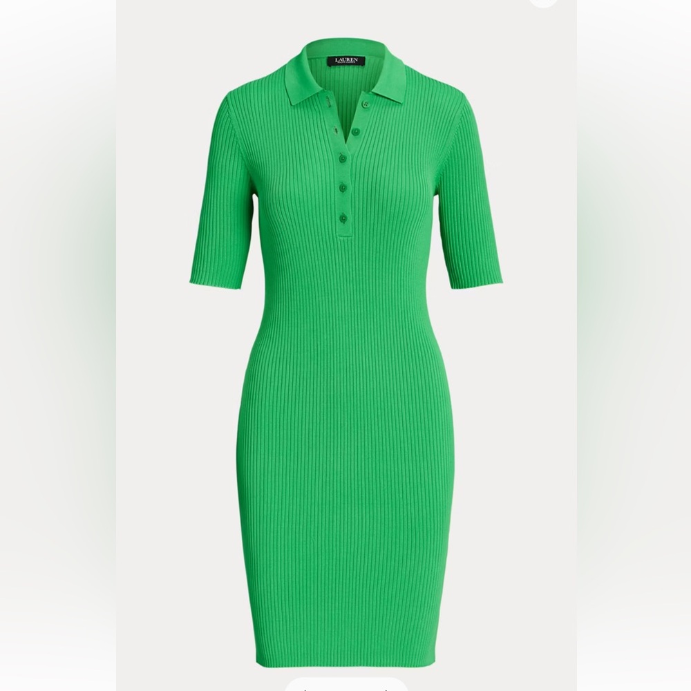Ralph Lauren Rib-Knit Polo Sweater Dress
Save your Wishlist